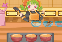 Cooking Super Girls Cupcakes-1